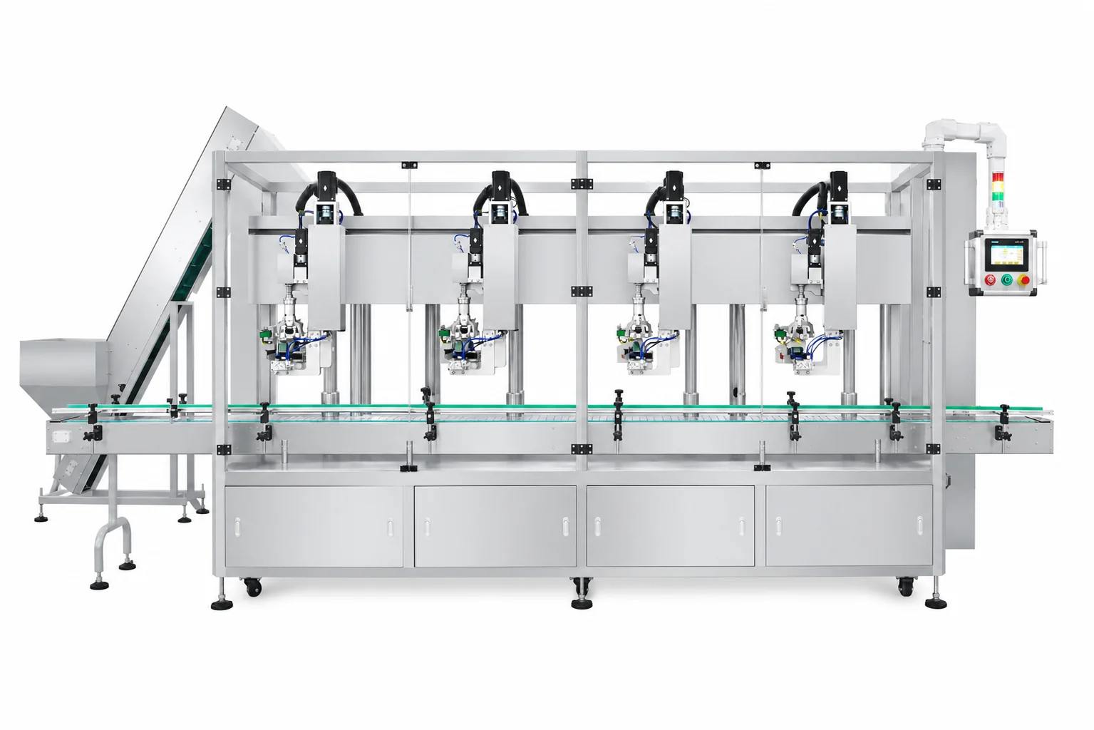 4-Head Tracking Capping Machine