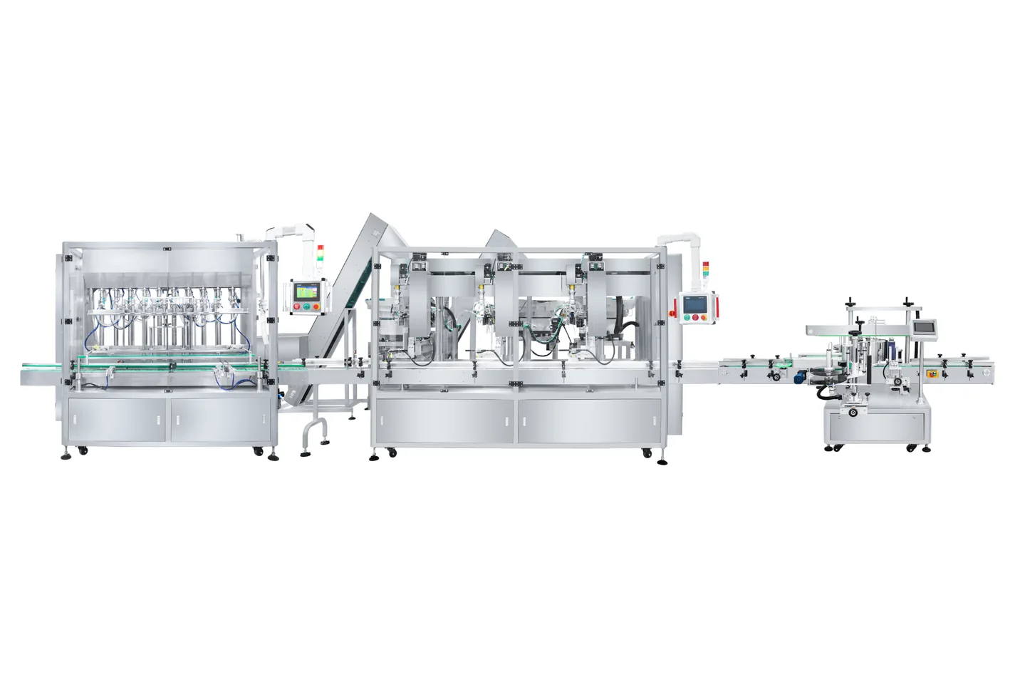 ZXSMART automatic filling capping labeling line