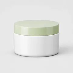 Wide-mouth cosmetic cream jar for paste filling applications