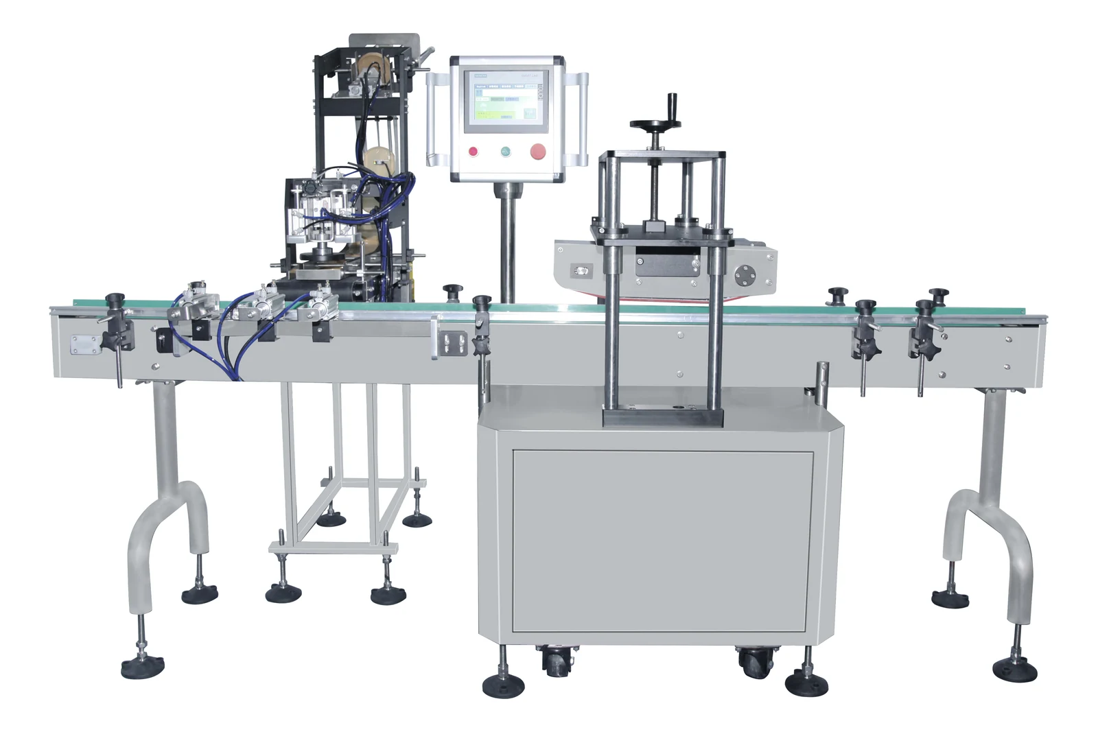 Automatic Chain-Plate Press Capping Machine